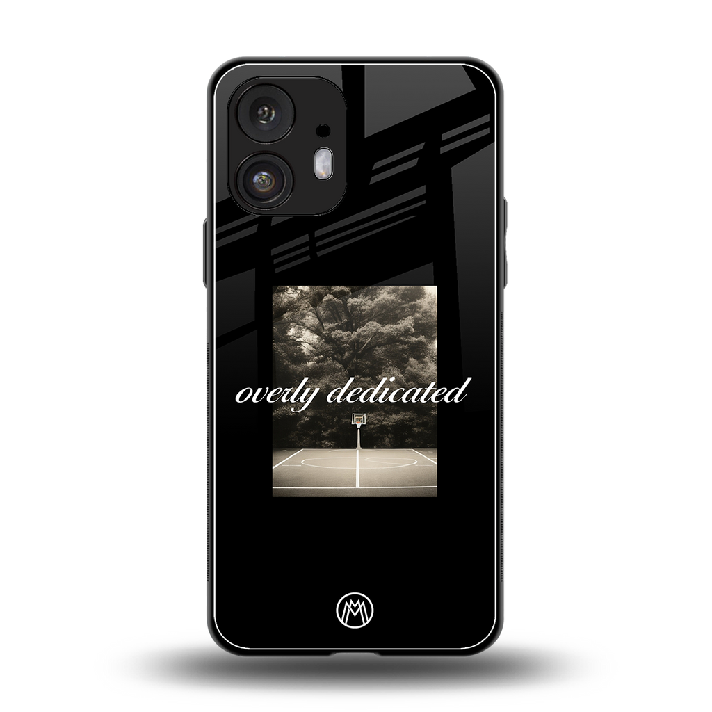 dedication back phone cover | glass case for nothing phone 2