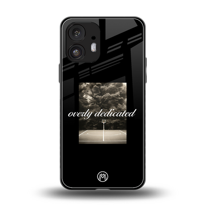 dedication back phone cover | glass case for nothing phone 2