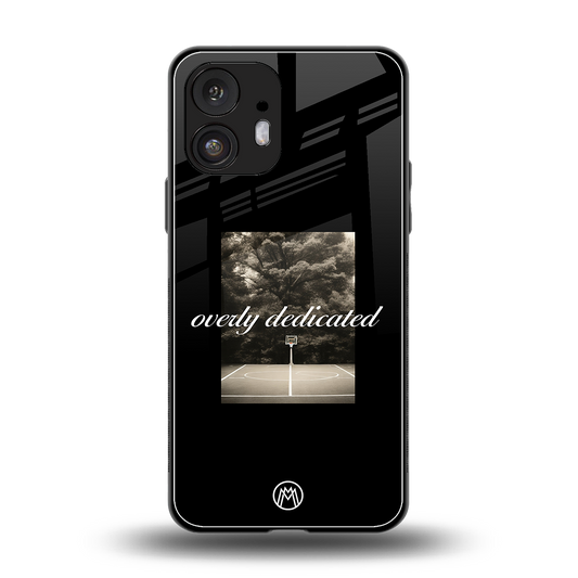 dedication back phone cover | glass case for nothing phone 2