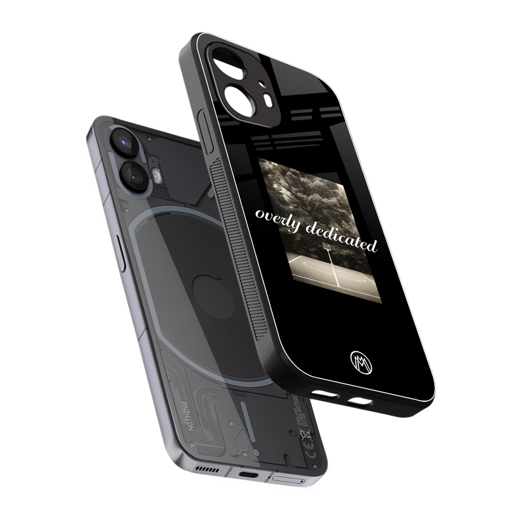 dedication back phone cover | glass case for nothing phone 2