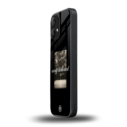 dedication back phone cover | glass case for nothing phone 2