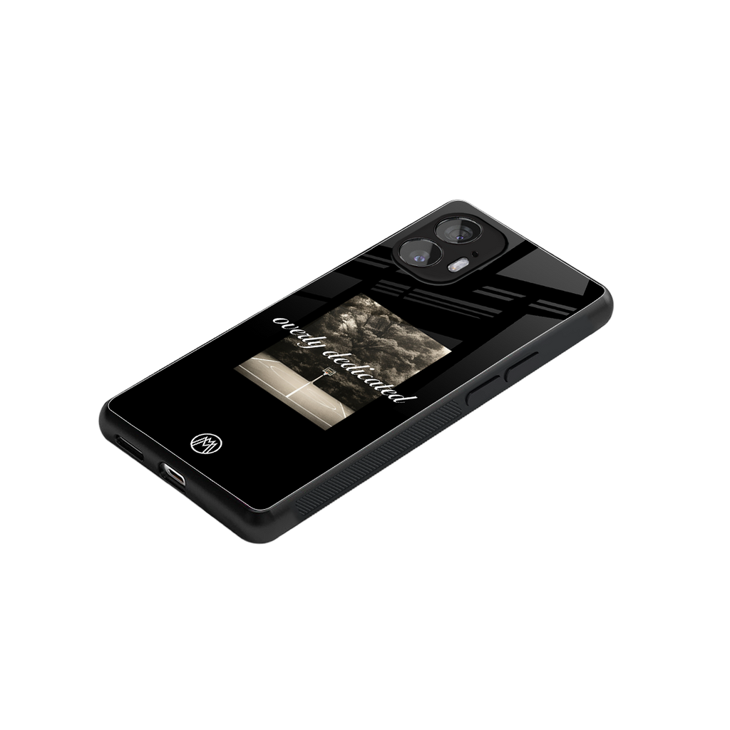 dedication back phone cover | glass case for nothing phone 2