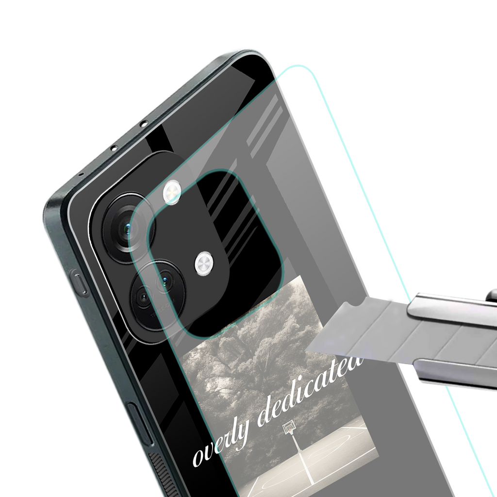 dedication back phone cover | glass case for oneplus nord 3