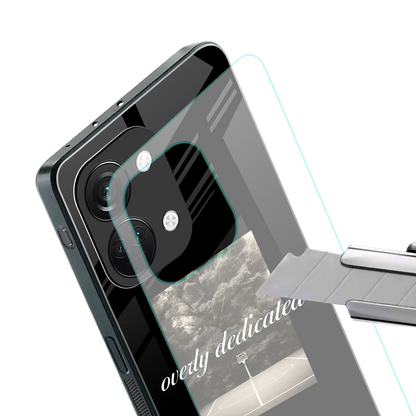 dedication back phone cover | glass case for oneplus nord 3