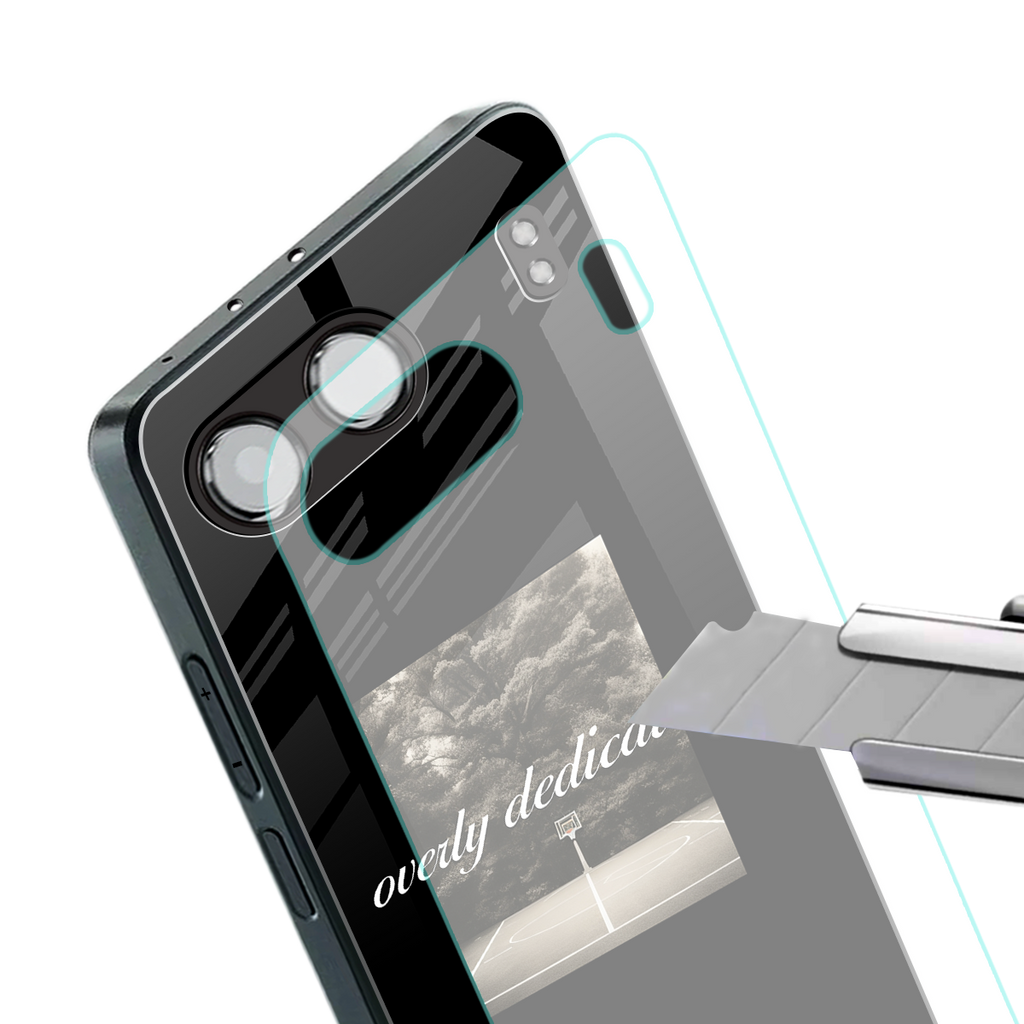 dedication back phone cover | glass case for oneplus nord 4