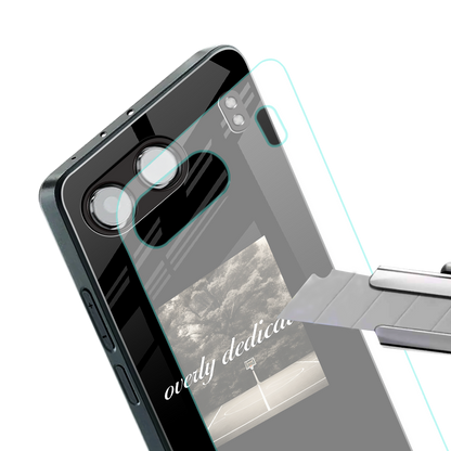 dedication back phone cover | glass case for oneplus nord 4