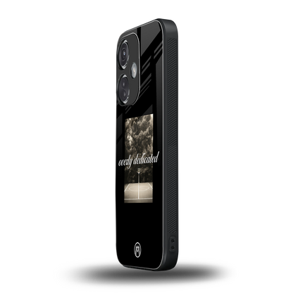 dedication back phone cover | glass case for oneplus nord ce 3