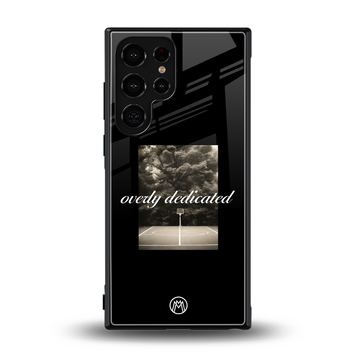 dedication back phone cover | glass case for samsung galaxy s24 ultra