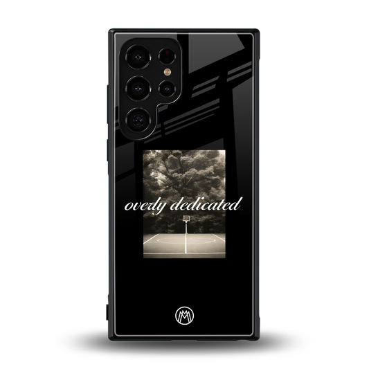 dedication back phone cover | glass case for samsung galaxy s24 ultra