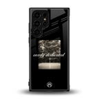 dedication back phone cover | glass case for samsung galaxy s23 ultra