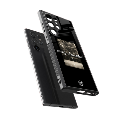 dedication back phone cover | glass case for samsung galaxy s23 ultra