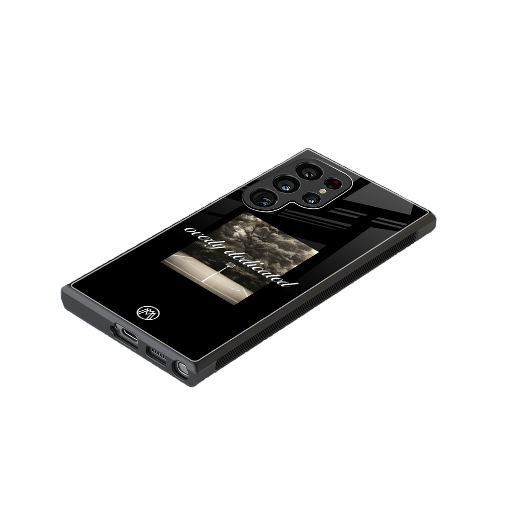 dedication back phone cover | glass case for samsung galaxy s23 ultra