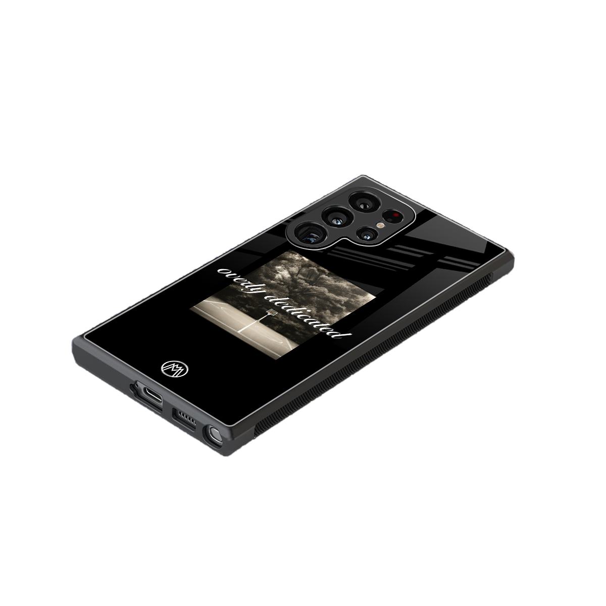 dedication back phone cover | glass case for samsung galaxy s23 ultra