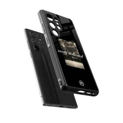 dedication back phone cover | glass case for samsung galaxy s25 ultra