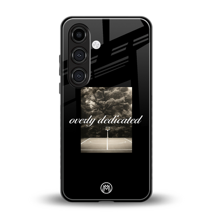 dedication back phone cover | glass case for samsung galaxy s24 plus