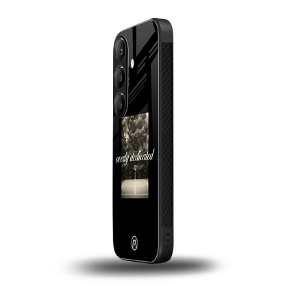 dedication back phone cover | glass case for samsung galaxy s24 fe
