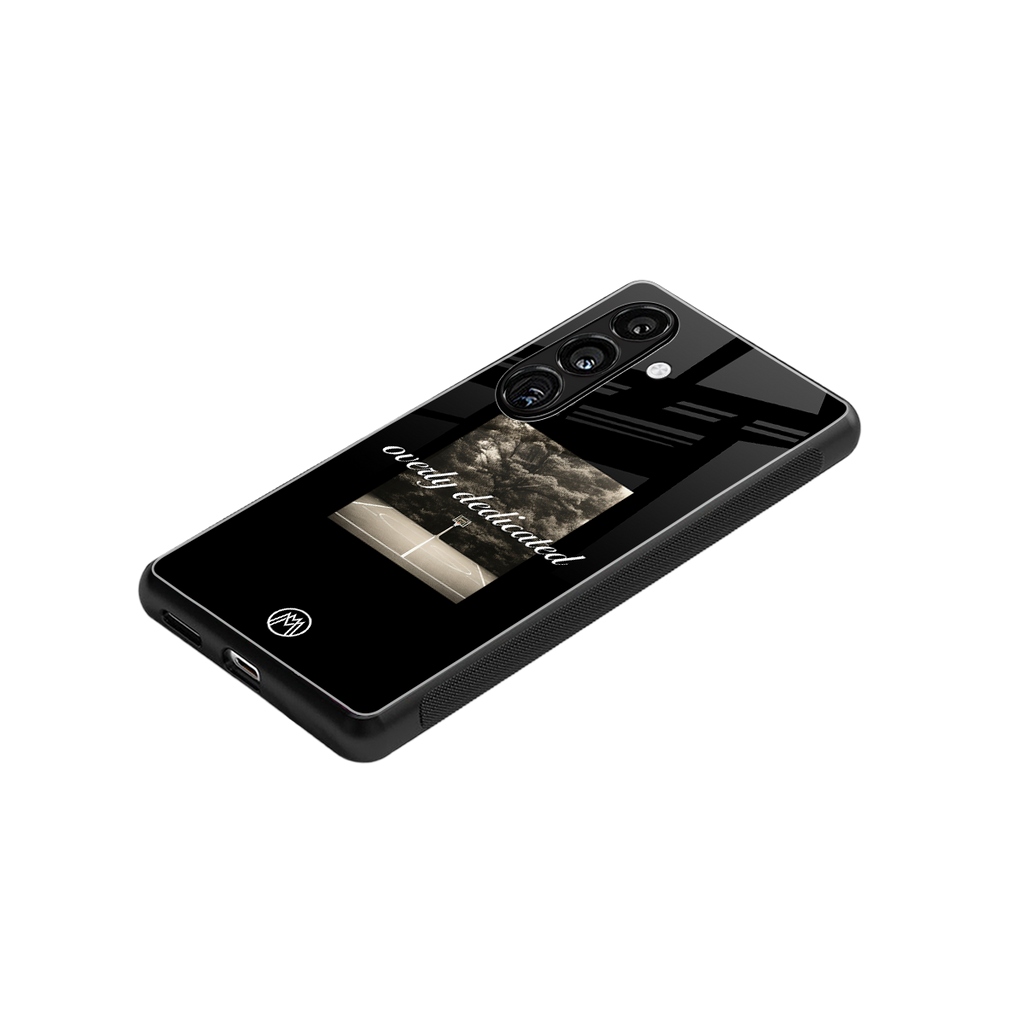 dedication back phone cover | glass case for samsung galaxy s25