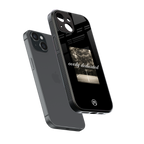 dedication back phone cover | glass case for iphone 15