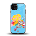 deedee good vibes back phone cover | glass case for iphone 13
