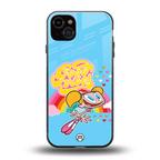 deedee good vibes back phone cover | glass case for iphone 15 plus