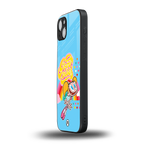 deedee good vibes back phone cover | glass case for iphone 15 plus