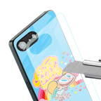 deedee good vibes back phone cover | glass case for iphone 16e