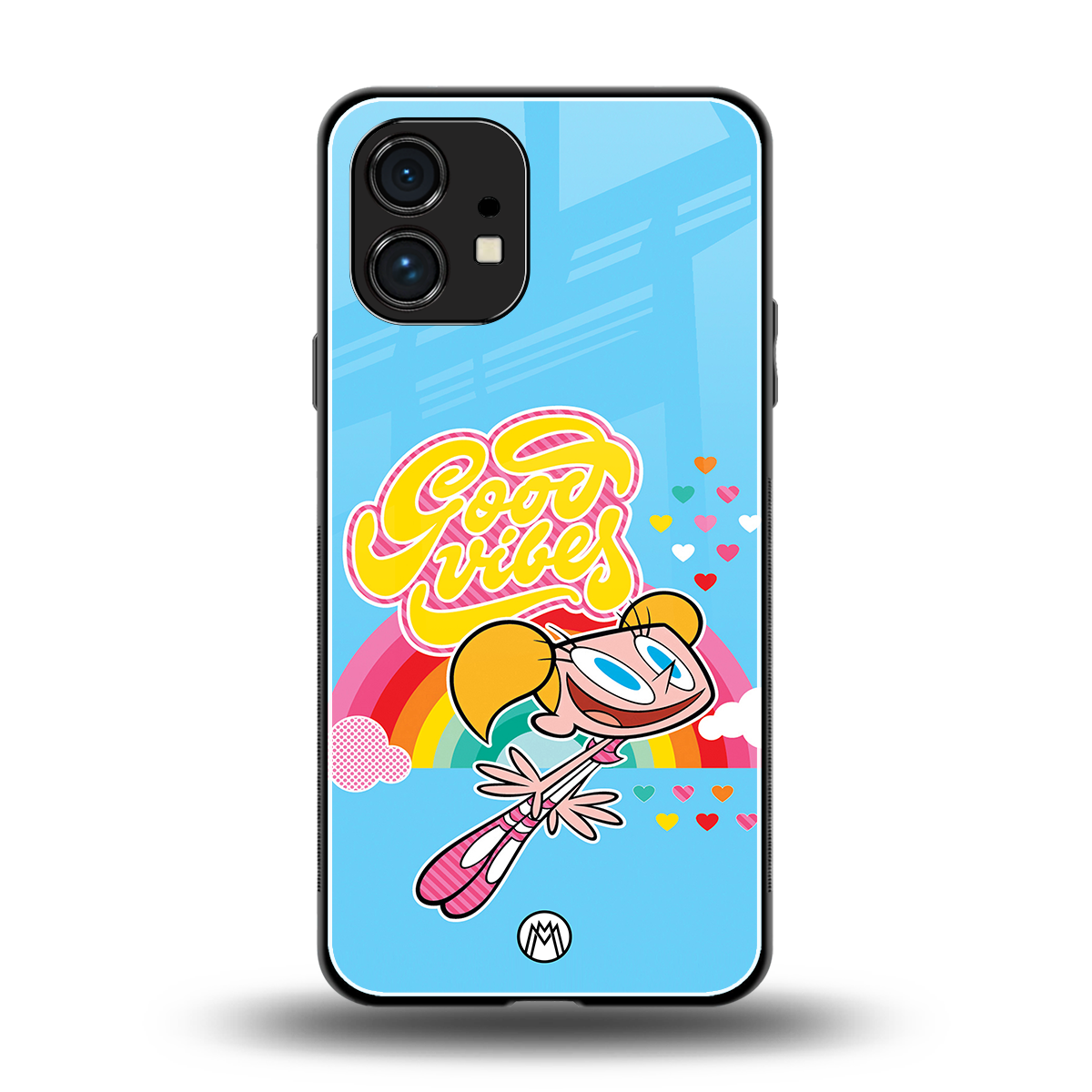 deedee good vibes back phone cover | glass case for nothing phone 1
