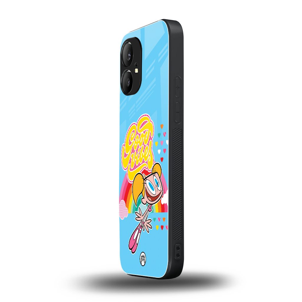 deedee good vibes back phone cover | glass case for nothing phone 1