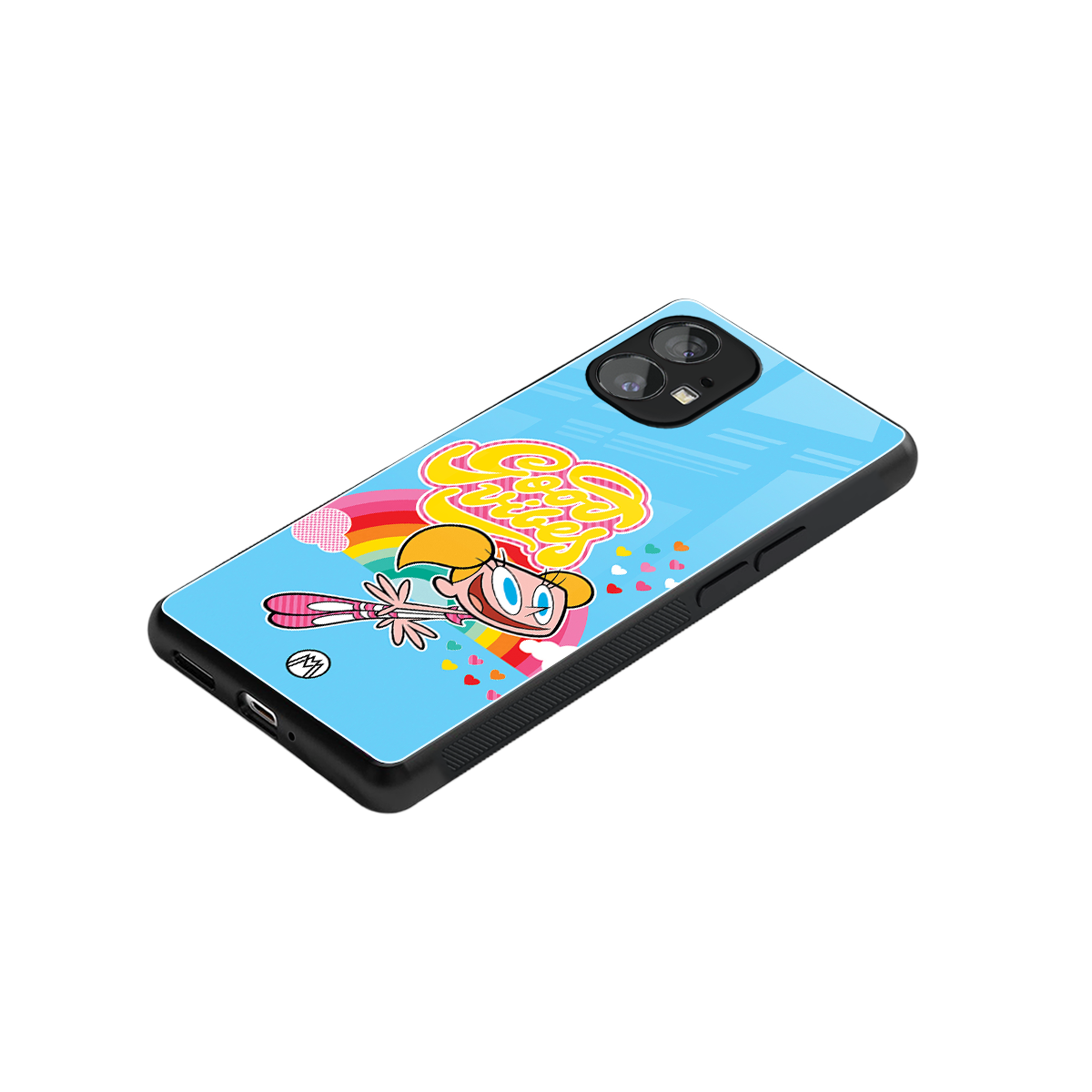 deedee good vibes back phone cover | glass case for nothing phone 1