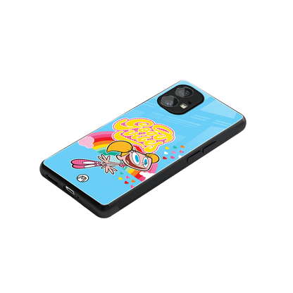 deedee good vibes back phone cover | glass case for nothing phone 1