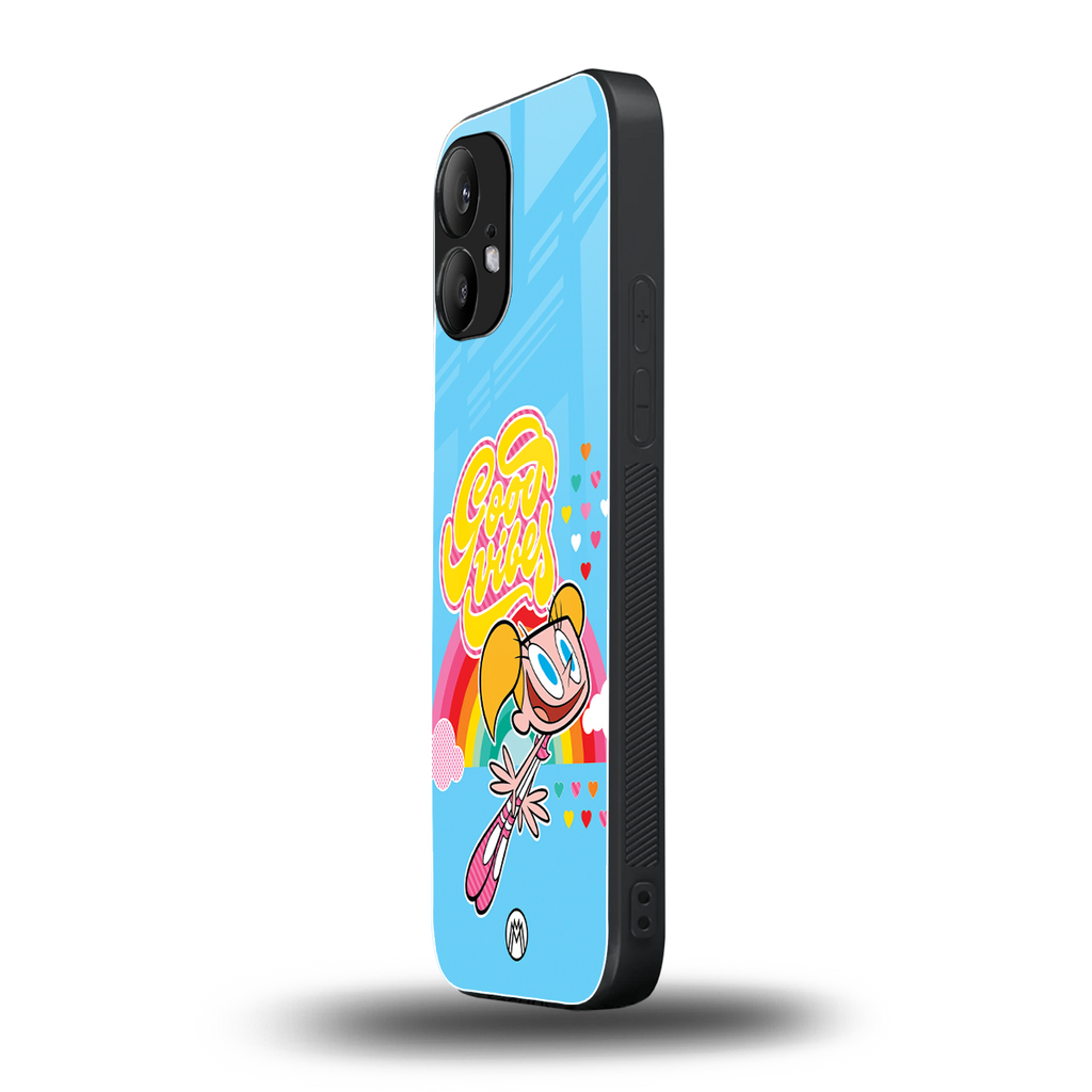deedee good vibes back phone cover | glass case for nothing phone 2
