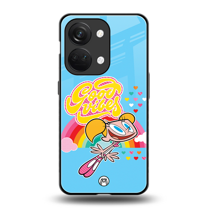 deedee good vibes back phone cover | glass case for oneplus nord 3
