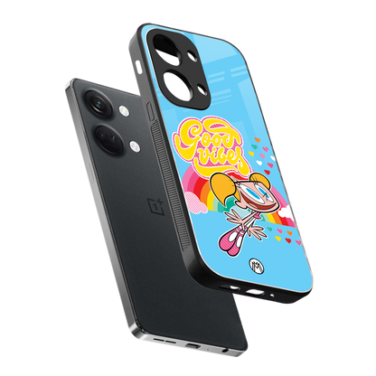 deedee good vibes back phone cover | glass case for oneplus nord 3