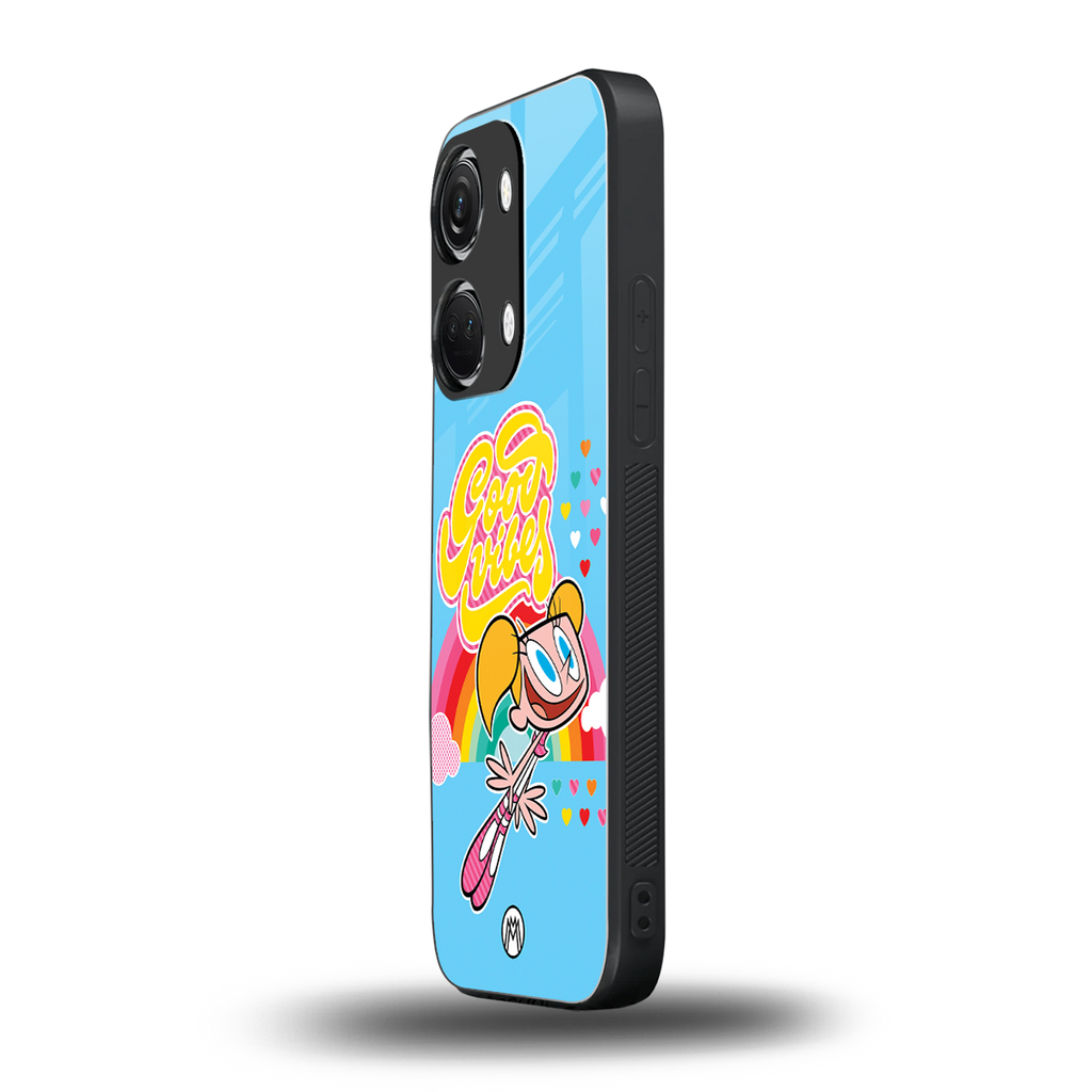 deedee good vibes back phone cover | glass case for oneplus nord 3
