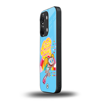 deedee good vibes back phone cover | glass case for oneplus nord 3