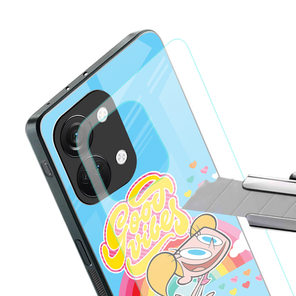 deedee good vibes back phone cover | glass case for oneplus nord 3