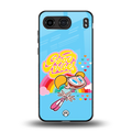 deedee good vibes back phone cover | glass case for oneplus nord 4