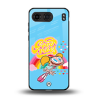 deedee good vibes back phone cover | glass case for oneplus nord 4