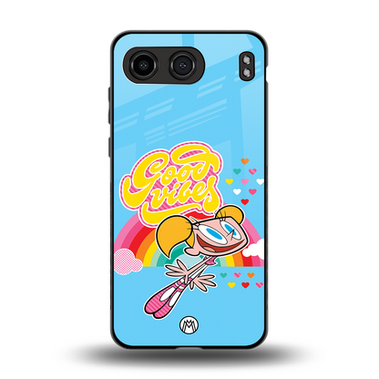 deedee good vibes back phone cover | glass case for oneplus nord 4