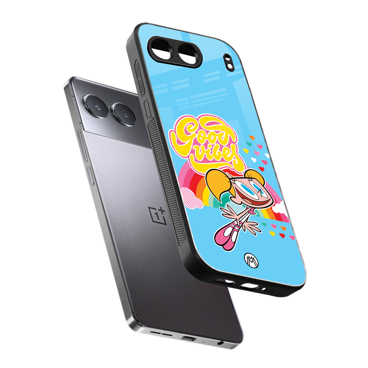 deedee good vibes back phone cover | glass case for oneplus nord 4