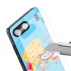 deedee good vibes back phone cover | glass case for oneplus nord 4