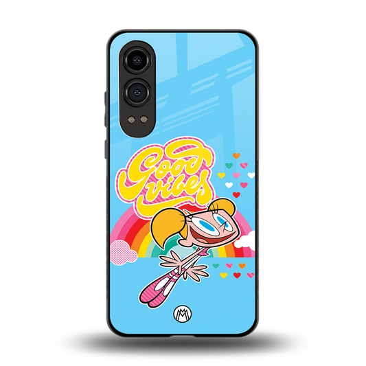 deedee good vibes back phone cover | glass case for oneplus nord ce 4 lite