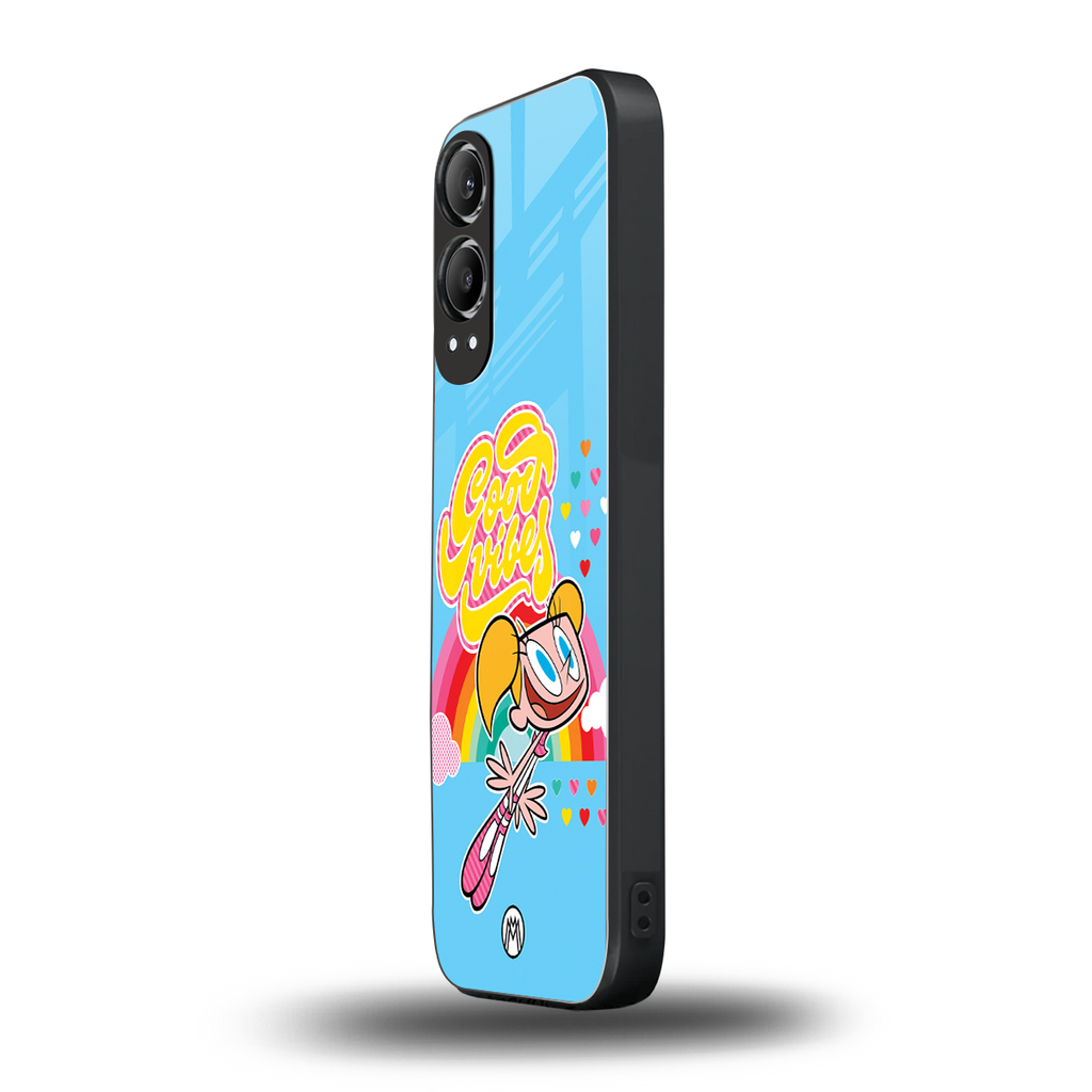 deedee good vibes back phone cover | glass case for oneplus nord ce 4 lite