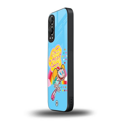 deedee good vibes back phone cover | glass case for oneplus nord ce 4 lite