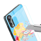 deedee good vibes back phone cover | glass case for oneplus nord ce 4 lite