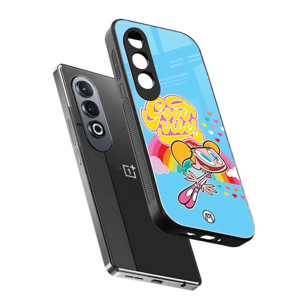 deedee good vibes back phone cover | glass case for oneplus nord ce 4