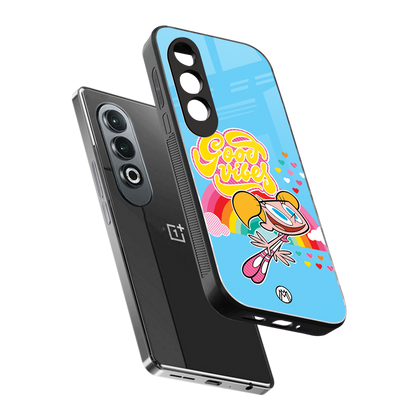 deedee good vibes back phone cover | glass case for oneplus nord ce 4