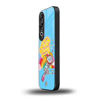 deedee good vibes back phone cover | glass case for oneplus nord ce 4