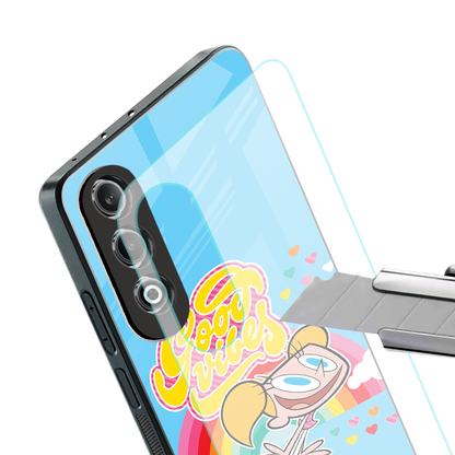 deedee good vibes back phone cover | glass case for oneplus nord ce 4
