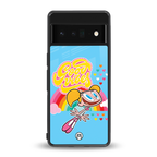 deedee good vibes back phone cover | glass case for google pixel 6 pro